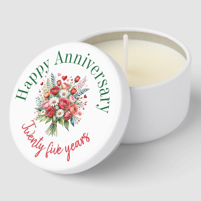 Happy anniversary candles (Corner)