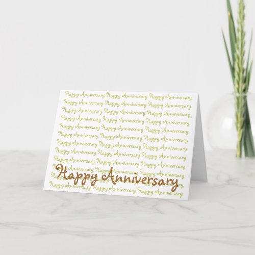 Happy Anniversary Card