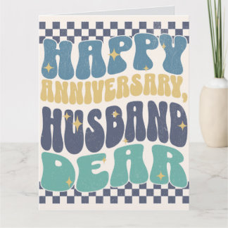 Happy Anniversary Card for Husband - Ten Years