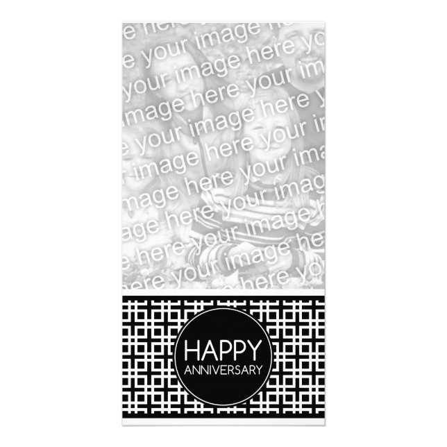 Happy Anniversary (cinderStripe) Card (Front)