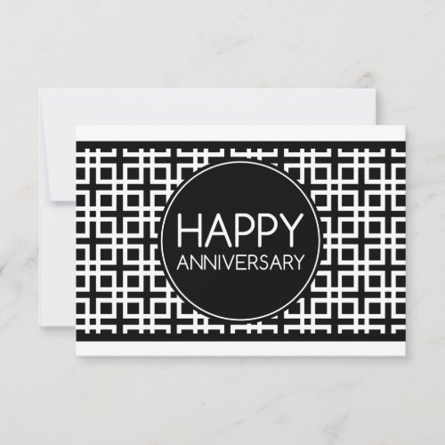 Happy Anniversary cinderStripe Invitation