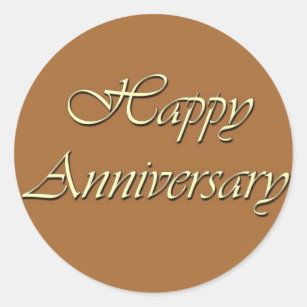 Business Anniversary Stickers | Zazzle