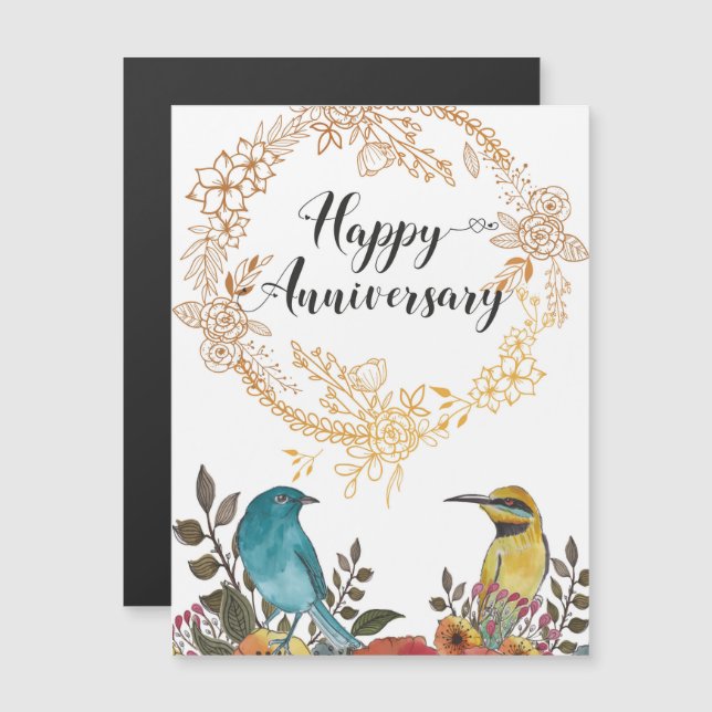 Happy Anniversary congratulations husband marriage (Front/Back)