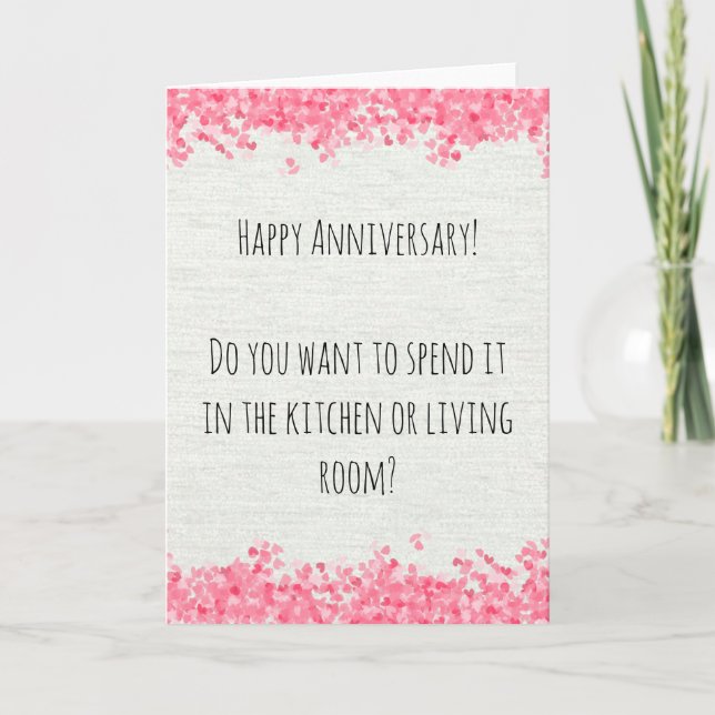 Happy Anniversary Corona Virus Quarantine Card (Front)