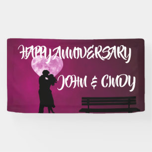 HAPPY ANNIVERSARY CUSTOM BANNER