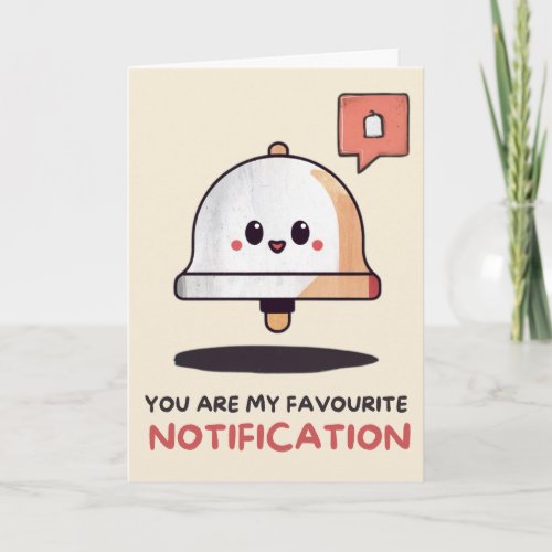 Happy Anniversary Cute Funny Notification Card