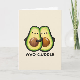 Happy Anniversary Cute Funny Simple Avocado Card
