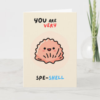 Happy Anniversary Cute Funny Simple Shell Card