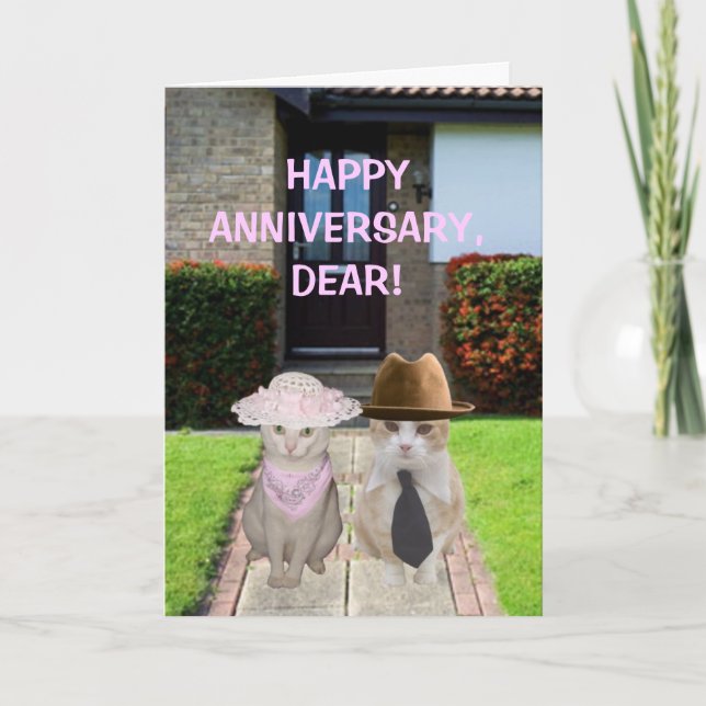 HAPPY ANNIVERSARY,DEAR! CARD (Front)