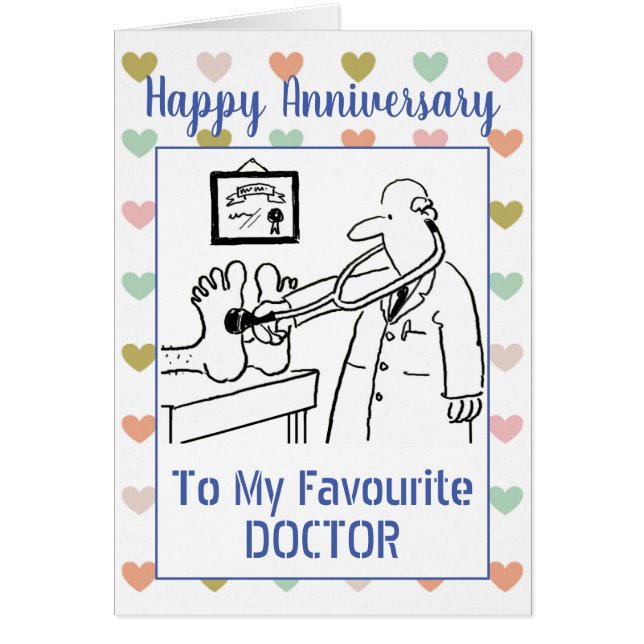 Happy Anniversary Doctor Cards (Front)