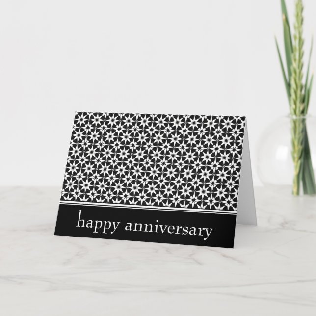 happy anniversary : elegant : card (Front)