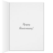 Happy Anniversary flower card. (Inside (Right))
