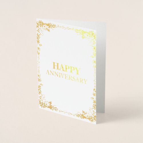 Happy Anniversary Foil Card