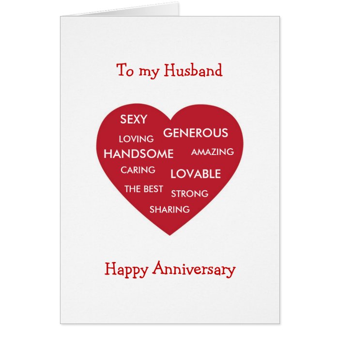 Happy Anniversary   for HIM Card