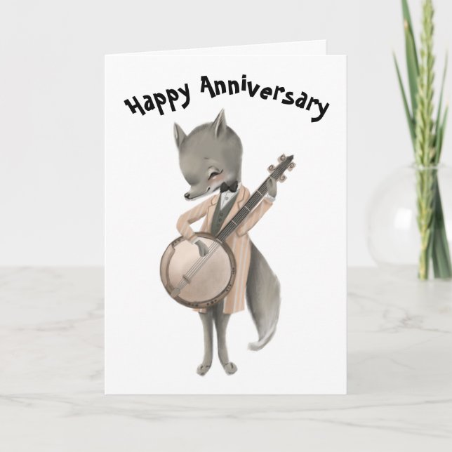 Happy Anniversary Funny and Romantic Card (Front)