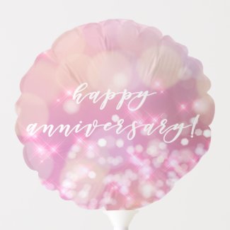 Happy anniversary! Glamorous Pink Sparkles