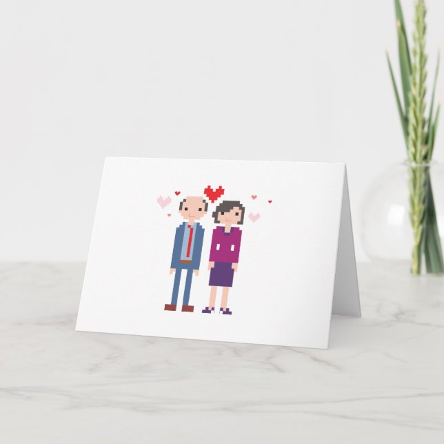 Happy Anniversary Grandma and Grandpa! Card (Front)