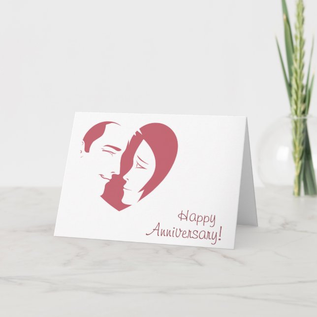 Happy Anniversary greeting card (Front)