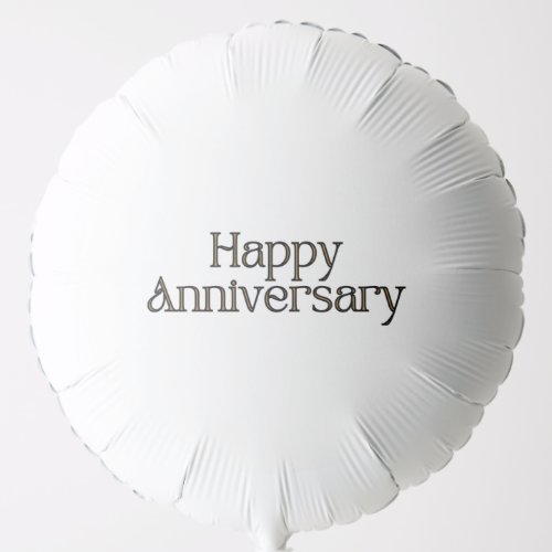 Happy Anniversary Helium Balloon