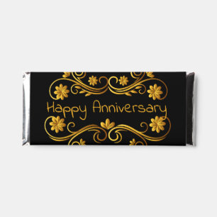 Happy Anniversary  Hershey Bar Favors