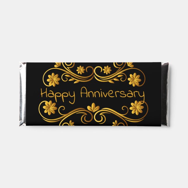 Happy Anniversary  Hershey Bar Favors (Front)