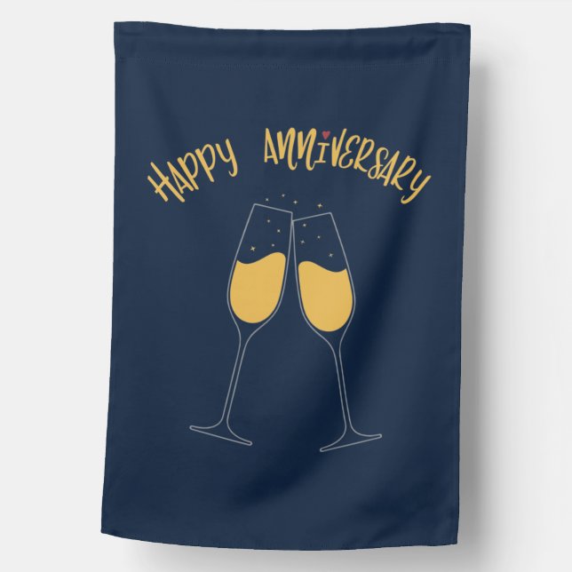 Happy Anniversary - House Flag (Front)