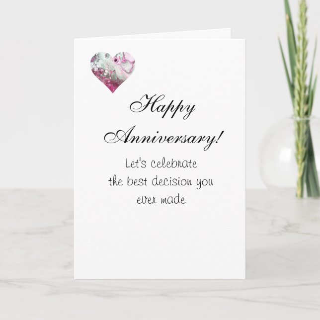 Happy Anniversary Humor Funny Card Love (Front)