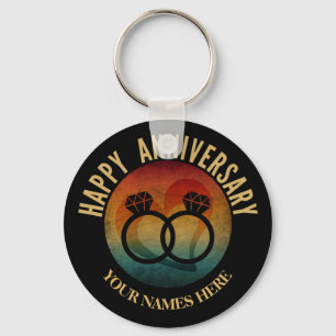 happy anniversary   keychain