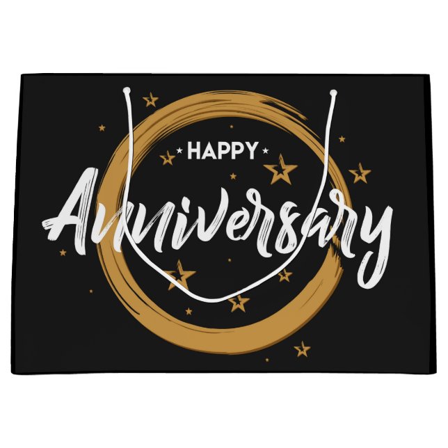 Happy Anniversary Large Gift Bag (Front)
