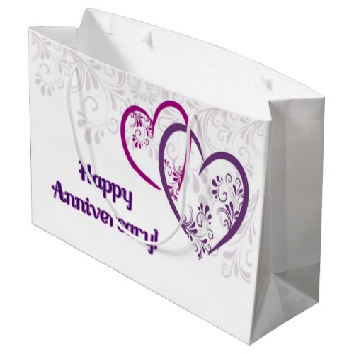 Happy Anniversary Large Gift Bag