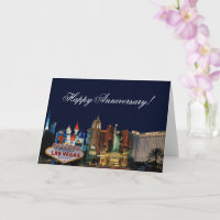 Happy Anniversary Las Vegas Card