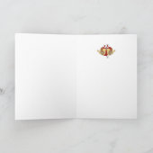 Happy Anniversary Love Birds with Floral Heart Card (Inside)