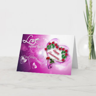 Happy Anniversary - Love (Christian) Card