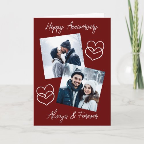 Happy Anniversary Love You Babe Personalized  Card