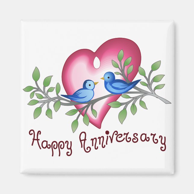Happy Anniversary Magnet (Front)