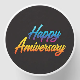 Happy Anniversary Mini Candle Favors
