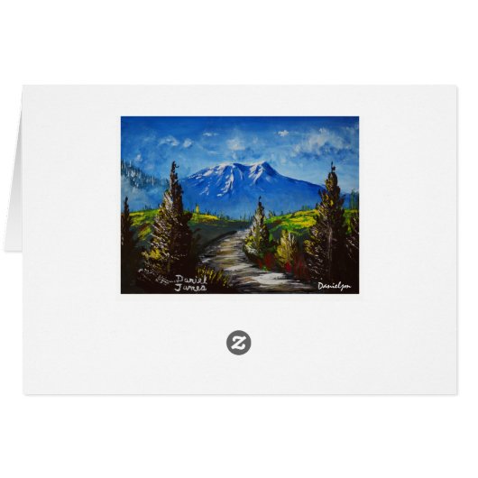 Happy Anniversary Mountain Path (Back Horizontal)