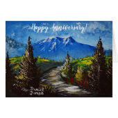 Happy Anniversary Mountain Path (Front Horizontal)