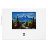Happy Anniversary Mountain Path Cards (Back Horizontal)