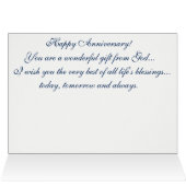 Happy Anniversary Mountain Path Cards (Inside Horizontal (Top))