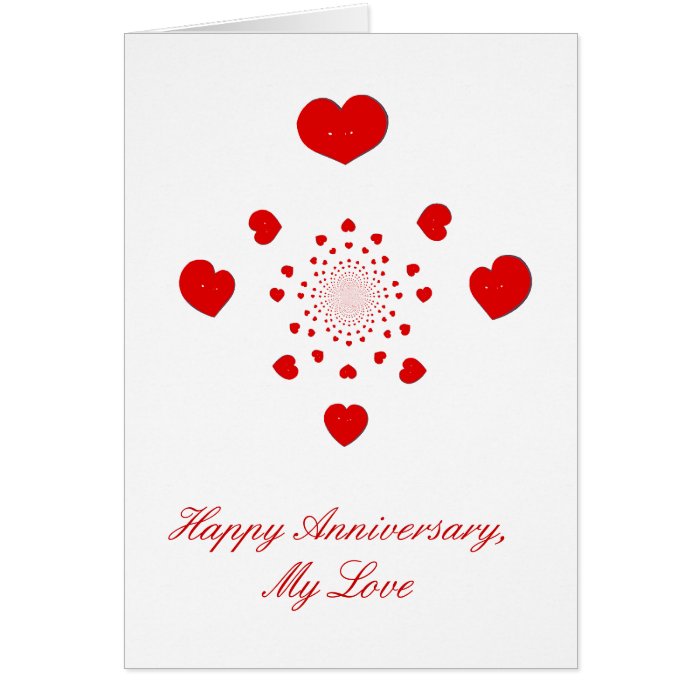 Happy Anniversary, My Love Greeting Card