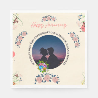 Happy Anniversary Napkins