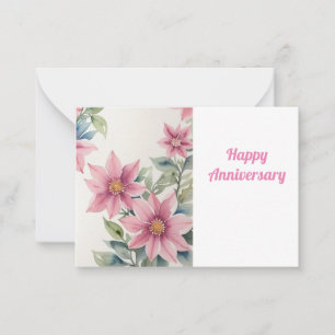 Happy Anniversary Note Card