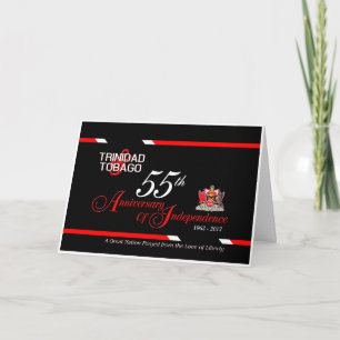 Happy Anniversary of Independence T&T Card