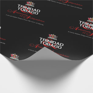 Happy Anniversary of Independence T&T Wrapping Paper