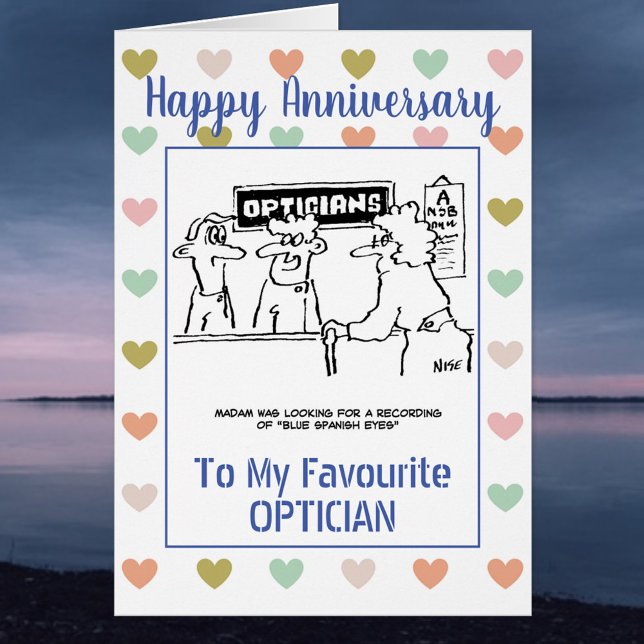 Happy Anniversary Optician Cards (Creator Uploaded)