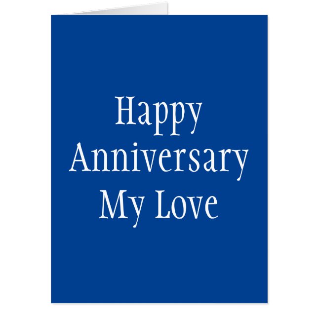 Happy Anniversary Oversized Jumbo Card (Front)