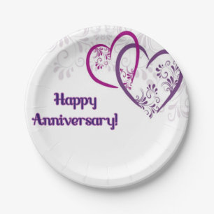 Happy Anniversary! Paper Plates
