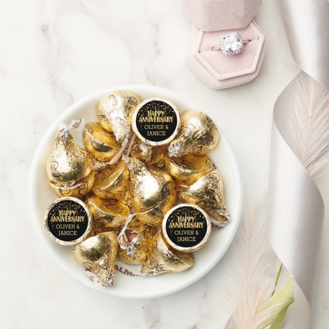 Happy Anniversary - Personalize Hershey®'s Kisses® (Wedding)