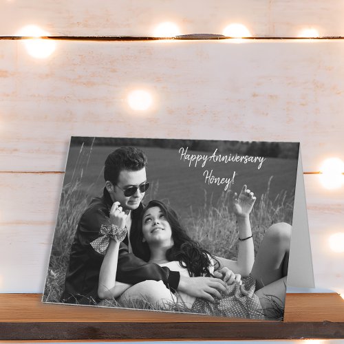 Happy Anniversary Personalized Photo Card